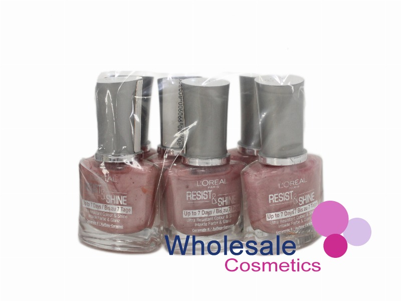 5 x L'Oreal Resist And Shine Nail Polish - 602